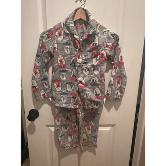 Old Navy Unisex Two Piece Christmas/Holiday PJS Size 8 - Picture 1 of 9